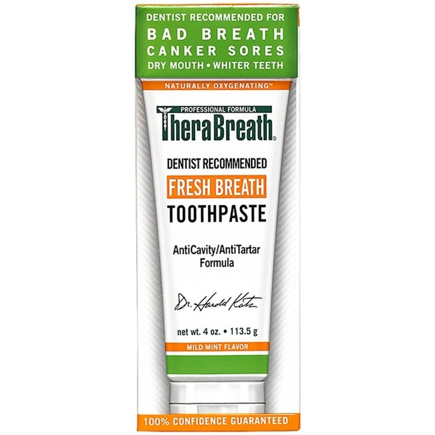 TheraBreath Fresh Breath Toothpaste Mild Mint Flavor(113.5g) | Shopee ...