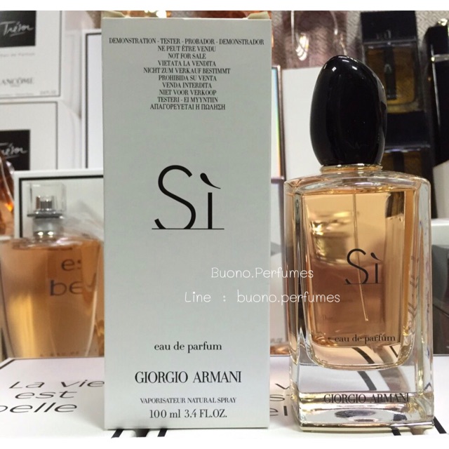 Armani Si EDP 100 ml.  Tester/กล่องขาว