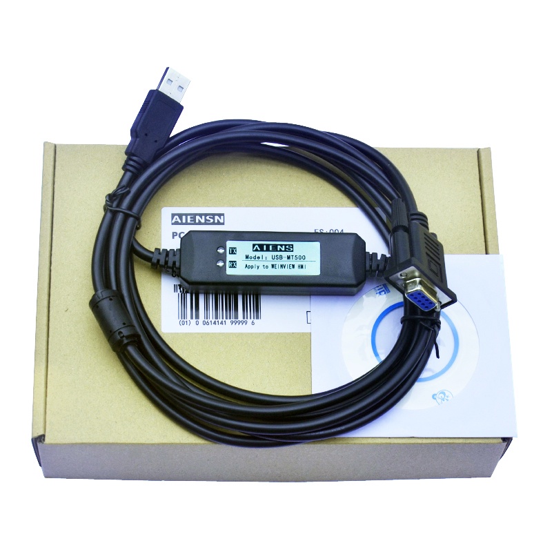 เหมาะสําหรับสายการเขียนโปรแกรมหน้าจอสัมผัส Weilun สายดาวน์โหลดข้อมูล USB-MT500 สําหรับ Weilun MT500 