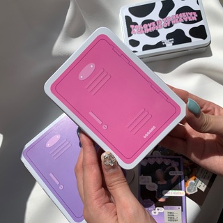 [SOOANG STUDIO] PINK mini tin case(box)/CUTE tin case/Mini locker/Photocard Storage