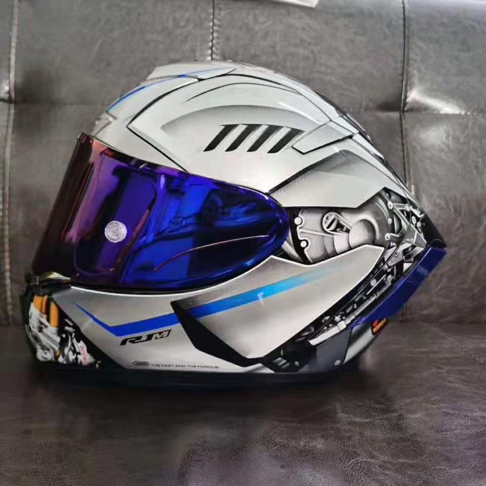 หมวกกันน็อกSHOEI X14 Helmet X-Fourteen YZF-R1M Special Edition Silver ...