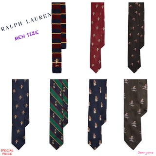 RALPH LAUREN BEAR TIE ( MEN SIZE )