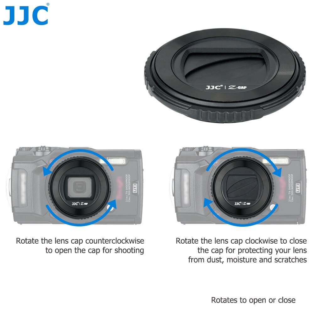 JJC Camera Auto Lens Cap Holder Cover for Olympus tg6 tg5 tg4 tg3 tg2 tg1 TG -6 TG-5 Replaces LB-T01 Lens Protector Acces | Shopee Thailand