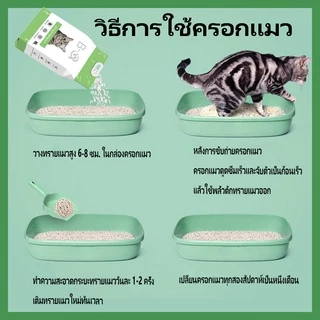 BHQ ทรายแมวเต้าหู้ ออร์แกนิค ผลิตจากกากถั่วเหลืองธรรมชาติ ทิ้งลงชักโครกได้ พร้อมส่ง 17.5L