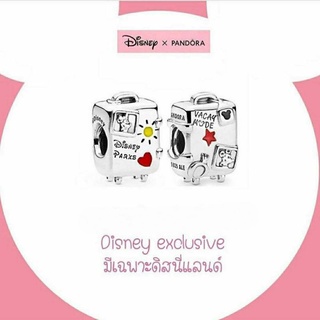 Pandora silver charm**Disney parks กระเป๋าเดินทาง