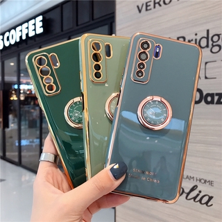 ย้อนยุค กระจกเงา OPPO A54 4G A74 Find X2 X3 R17 R15 Pro R17Pro R15Pro Retro Mirror soft shell TPU Case เคสมือถือ