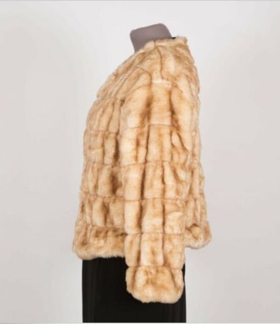 (3 แถม 1) Zara knit faux fur jacket #4