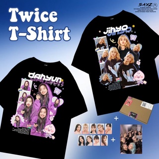 เสื้อยืดผ้าฝ้าย เสื้อเชิ้ต Twice | Nayeon | Tzuyu | Jihyo | Dahyun | สนาม | Mina | เสื้อเชิ้ต Once | เสื้อเชิ้ต Kpop by