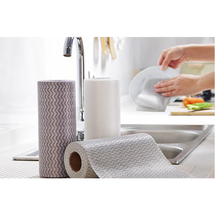 ผ้าเช็ดจาน ผ้าเช็ดโต๊ะ  ทำความสะอาด ซับน้ำได้ดี