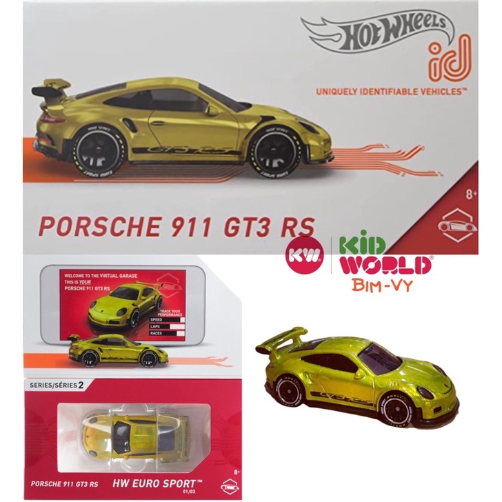 Hot Wheels ID Series 2 Porsche 911 GT3 RS HBG16 รถโมเดล