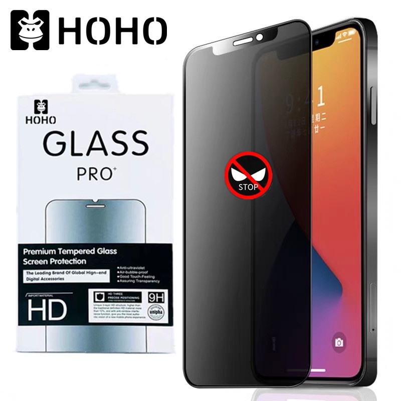 F ฟิล์มกระจก ฟิล์มป้องกันการแอบมอง ใช้สำหรับ iPhone 17 Air 16e 11 12 13 14 15 17 Pro Max Mini 6S 7 8 Plus + XR XS Max SE