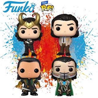 เครื่องดนตรีไวนิล Funko Pop Marvel Vingadores Loki#36#747#895 Thor Ragnarok Presidente Loki#898 Boneco De A⁄Âo De Pop / Presente Para Crianâas ของเล่นสําหรับเด็ก