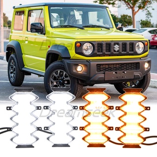 ไฟ LED กระจังหน้า สําหรับ Suzuki Jimny 2019 2020 2021 2022 2023 4 ชิ้น