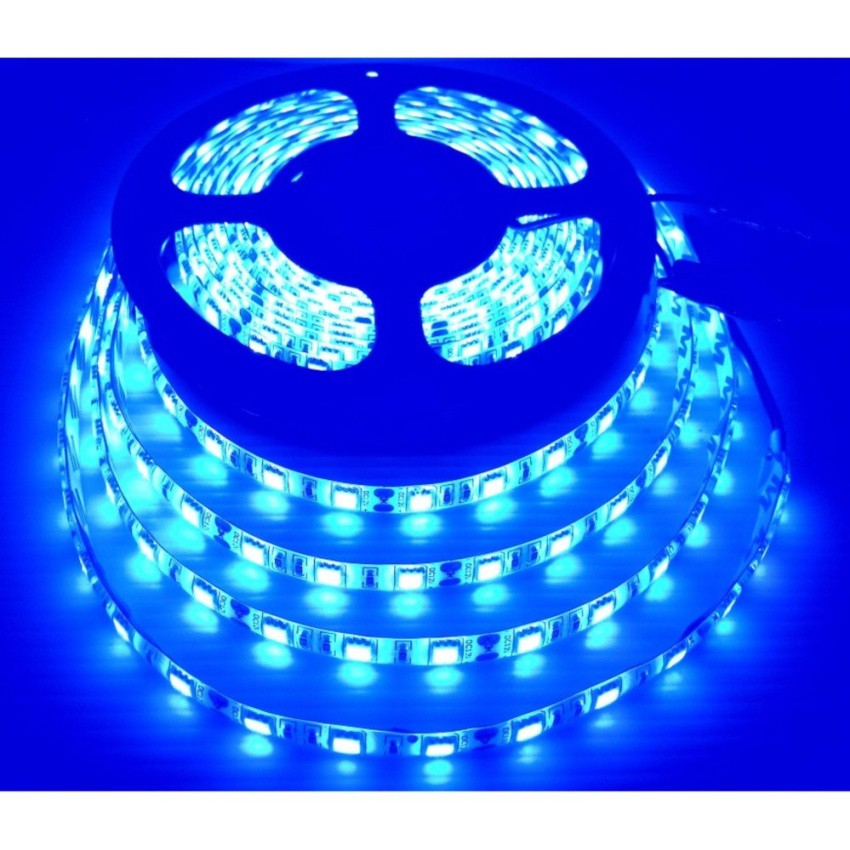 ไฟเส้น ริ้บบิ้น LED RIBBON STRIP 12V ขนาด 5 M แบบกันน้ำ สีน้ำเงิน