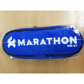 MARATHON กระเป๋าเปตอง MB-01 สีน้ำเงิน กระเป๋าใส่ลูกเปตอง กระเป๋าผ้าอย่างดี  มีโครงบล็อกพลาสติก