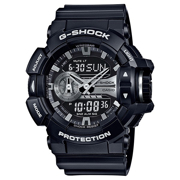 นาฬิกา Casio G-Shock Limited Garish Black &amp; Gold Series รุ่น GA-400GB-1A สีดำเงิน ของแท้ รับประกัน1ปี