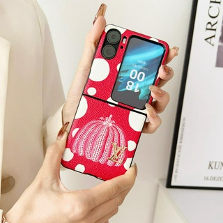 เคสโทรศัพท์มือถือ แบบบางพิเศษ ปิดด้านหลัง สีสันสดใส สําหรับ OPPO FIND N2 FLIP