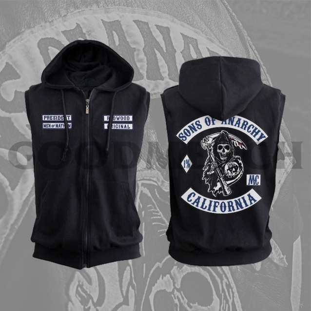 เสื้อกล้าม Sons OF ANARCHY CALIFORNIA SAMCRO