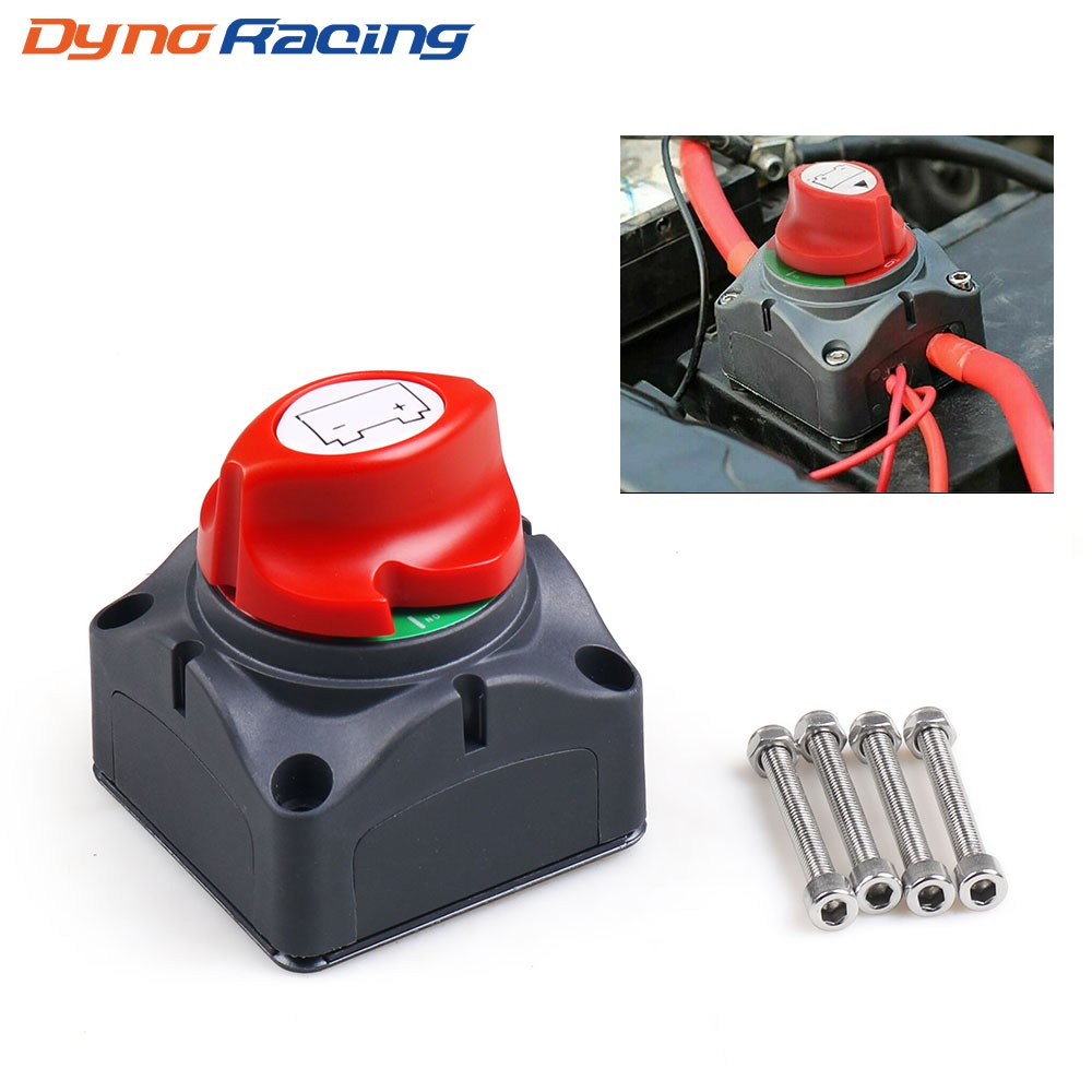 สวิตช์โรตารี่ตัดการเชื่อมต่อแบตเตอรี่ 12V-60V 100A-300A สําหรับรถยนต์ เรือ RV
