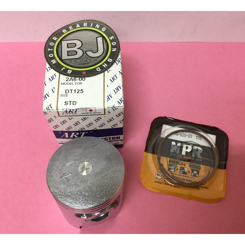 YAMAHA DT 125 PISTON ART PISTON RING NPR STD -2.00 100%