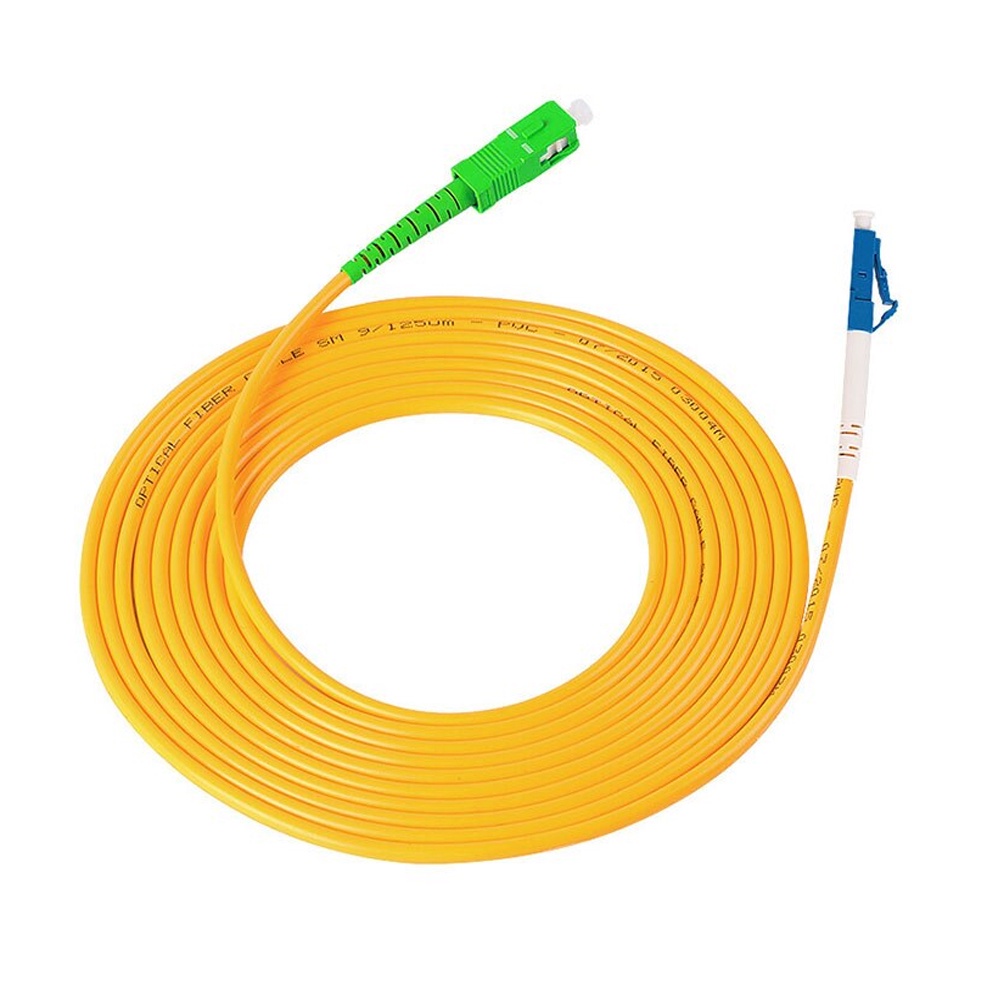 สายแพดคอร์ด SC/APC-LC/UPC Simplex Single Mode Fiber Optic Patch Cord SC-LC 2.0mm 3.0mm FTTH Fiber Pa