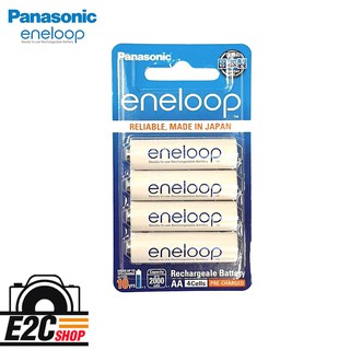 ENELOOP ถ่านชาร์จ AA (4 ก้อน) รุ่น BK-3MCCE/4NT - White