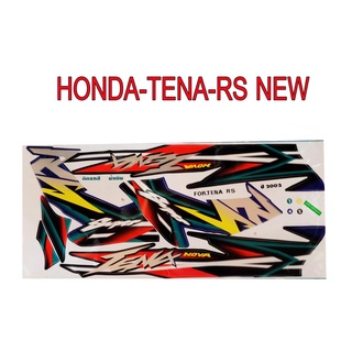 A สติ๊กเกอร์ติดรถมอเตอร์ไซด์ สำหรับ HONDA-TENA-RS NEW ปี2002