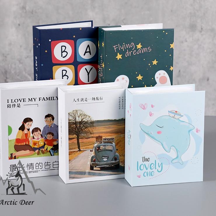 (BEST!) Starlight Family อัลบั้มภาพ 2R อัลบั้มภาพ lomo การ์ดอัลบั้ม Photo 2R 200 Slot อัลบั้มผู้ถือ 