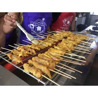 ผงหมักหมูสะเต๊ะสำเร็จรูป ใช้หมักหมูสะเต๊ะ ไก่ ตับสะเต๊ะนุ่มหอมกลมกล่อมสูตรมืออาชีพโดยโรงเรียนสอนทำอาหารบ้านอาจารย์ลักษณ์