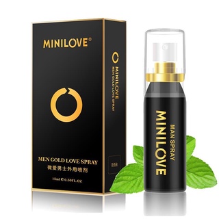 MINILOVE Men Delay Spray 15ml Male Delay Prevent Premature Ejaculation Increase Libido Penile Erectile Spray