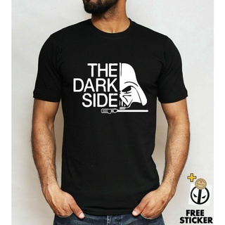 แฟชั่น▨﹉Star wars darth vader เสื้อยืดตลกล้อเลียนด้านมืด yoda tee top ทุกขนาดแขนสั้นคอกลมเสื้อยืดบุรุษสามารถปรับแต่งได้