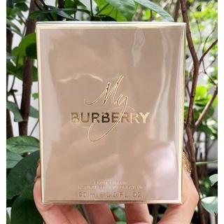 Burberry My Burberry Eau De Parfum 90ml. กล่องซีล (เช็คสต้อคทางแชทก่อนทำรายการนะคะ)