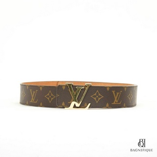 Louis Vuitton BELT 100 BROWN MONOGRAM CANVAS GHW