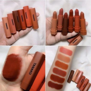 set6ชิ้น6สี Tanako matte lip