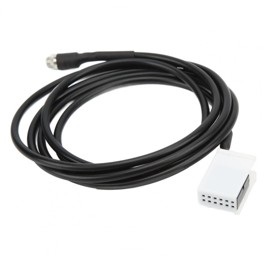 รถ AUX IN สายอะแดปเตอร์ 12Pin พอร์ตด้านหลังสําหรับ RCD510 RCD310 RCD300 RNS510 ถึง NVF 230 NAF231 โฮ