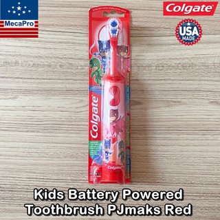 Colgate® Kids Battery Powered Toothbrush PJmaks Red คอลเกต แปรงสีฟันแบตเตอรี่ สำหรับเด็ก