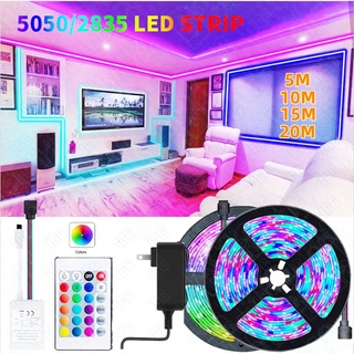 LED Light Bar 5050 Light Strip Diode TV ไฟพื้นหลัง การควบคุมโทรศัพท์ Neon Ice Lights ตกแต่งห้องนอน ไฟ LED ตกแต่งห้อง, ไฟ