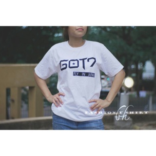 เสื้อยืด Got 7 สีขาว