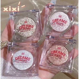 D421 XIXI the star shining highlighter eyeshadow อายแชโดว์ เนื้อสัมผัสนุ่มเนียนละเอียด เกลี่ยง่าย มีเนื้อประกายชิมเมอร์