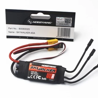 Hobbywing Skywalker 30A 40A 50A 60A 80A ตัวควบคุมความเร็ว ESC แบบไม่มีแปรง BEC RC โดรน 2S 3S