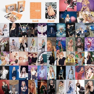 โปสการ์ดรูปภาพ Kpop BLACKPINK Lomo Card Lisa Jennie Rose Jisoo เหมาะกับของขวัญ สําหรับแฟนคลับ จํานวน 55 ชิ้น ต่อชุด