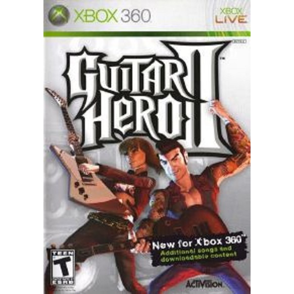 แผ่น XBOX 360 Guitar Hero 2 ใช้กับเครื่องที่แปลงระบบ JTAG/RGH