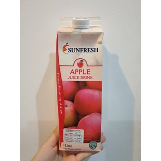 Sunfresh Apple Juice 1l. ซันเฟรชน้ำแอปเปิ้ล 1 ล.