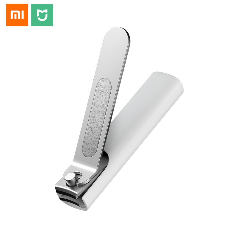 Xiaomi Mijia No Splash Nail Clipper Cutter กรรไกรตัดเล็บ ผลิตจากเหล็กกล้าไร้สนิมคุณภาพสูง มีเคสครอบป้องกัน ไร้สนิม คมและ
