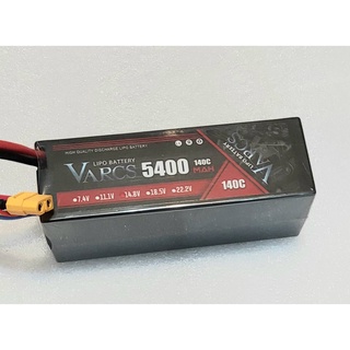 VARCS 5400MAh 140C/280C HardCase 7.4V(2S) / 11.1V(3S) / 14.8V(4S)  แบตลิโพ สำหรับ รถบังคับ