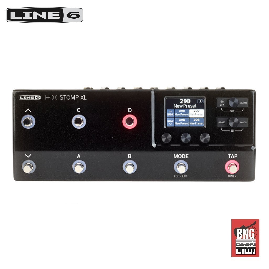 LINE 6 HX-STOMP XL มัลติเฟคเฟค ไลน์ซิก Guitar Multi-Effect