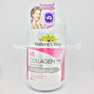 Natures Way VR Collagen Plus Powder Gluten Free 120g.