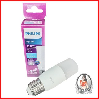 หลอดไฟ LED หลอดไฟ หลอด LED STICK PHILIPS E27 9.5วัตต์ สีขาวนวล 
 อายุการใช้งาน 15,000 ชม.
 ไม่มีรังสี UV ไมมีสารปรอท
 กร