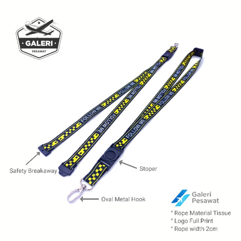 GUNGAN Lanyard/ID Card Lanyard FOLLOW ME