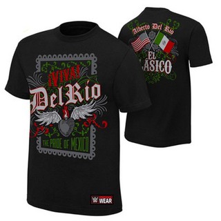 เสื้อยืด เสื้อมวยปล้ำ พร้อมส่ง เก็บเงินปลายทางได้ Alberto Del Rio El Clasico T-shirt